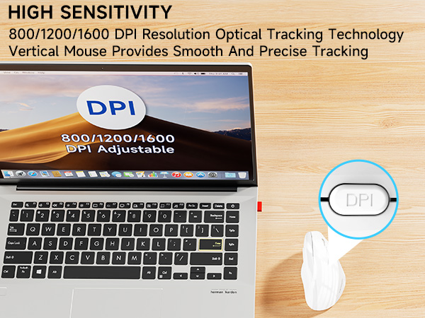 ergonomic mouse white