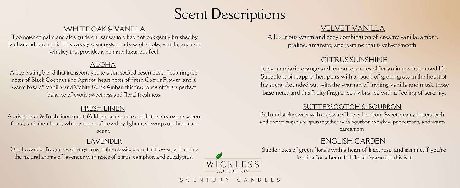 scented candles for warmer lamp
