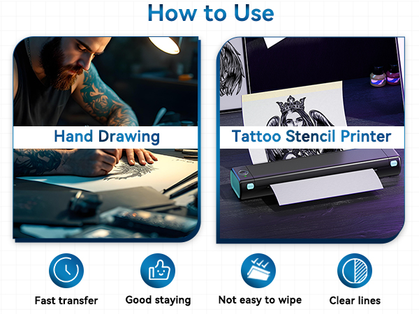 M08F Tattoo Stencil Printer paper