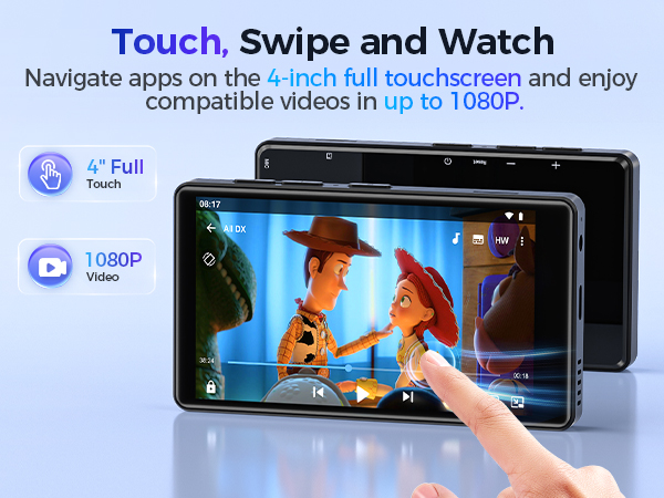 Touch, Swipe and Watch