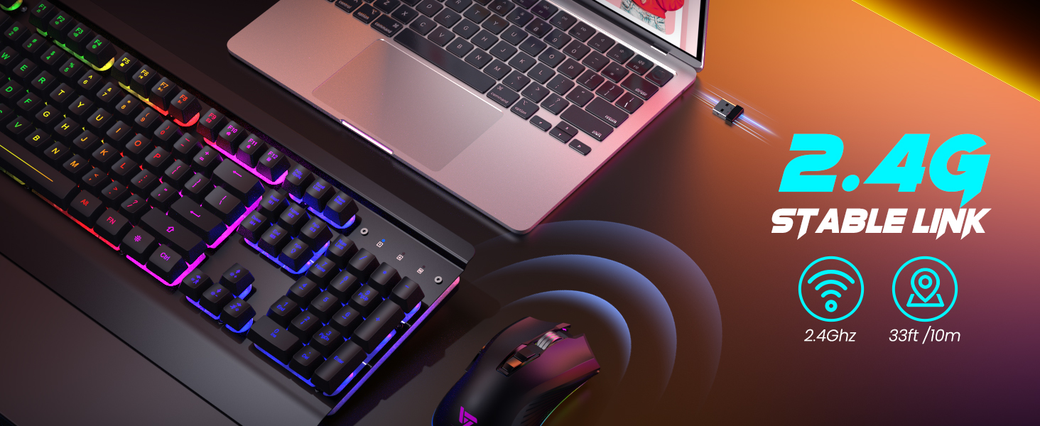 wireless keyboard mouse combo