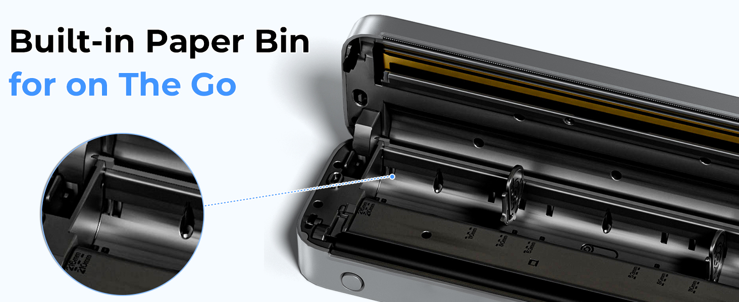 Wireless Inkless Thermal Printer