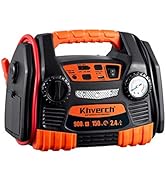 Kinverch BatteryJump Starter 900Peak 9AH Portable Power Station with Air Compressor/Tire Inflator...