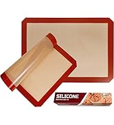 STATINT Non-Stick Silicone Baking Mat, Premium Food Safe - Pack of 2