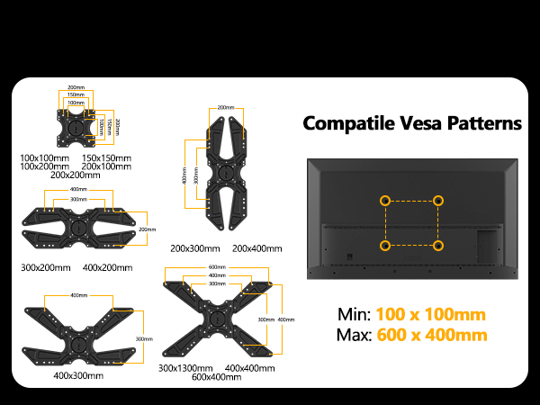 55 inch tv wall mount