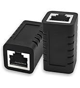 XANHAM RJ45 Coupler Ethernet Cable Extender Female to Female Connector Cat7 Cat6 Cat5e Cat5 LAN i...