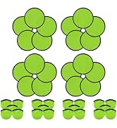 20 PCS Foldable Flying Disc Fans with Bags, 9.8'' DIY Handheld Fabric Folding Fan, Black Egde Fri...