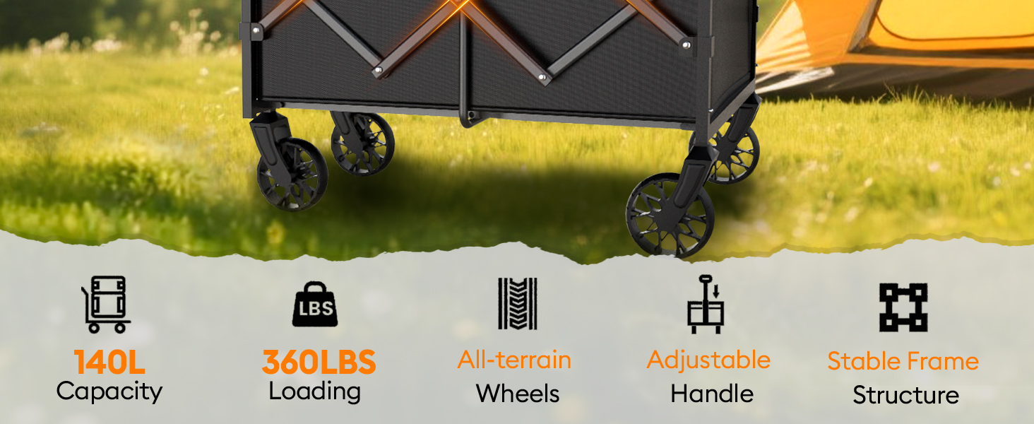 beach wagon with big wheels for sand