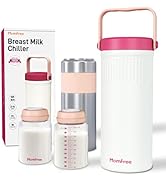 Momfree 22oz Portable Breast Milk Cooler for Breastmilk Storage, Liquid Gold Saver 360° Cooling K...