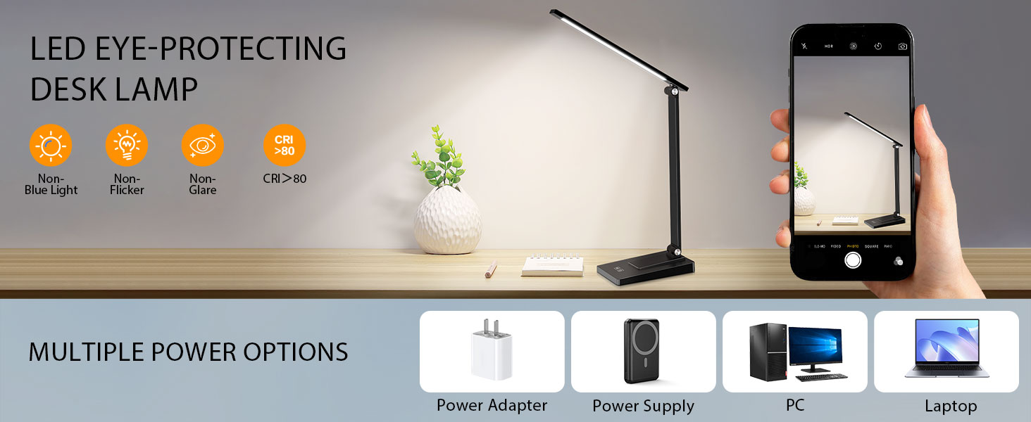Touch Dimmable Desk Lamp