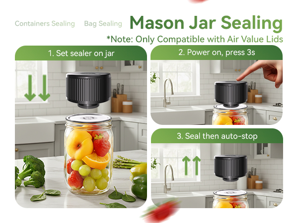Only Compatible with Air Value Lids