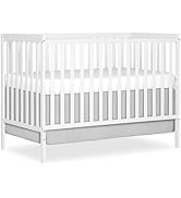 Dream On Me Synergy 5-in-1 Convertible Full-Size Baby Crib with Toddler, Day &amp; Full Bed Conversio...