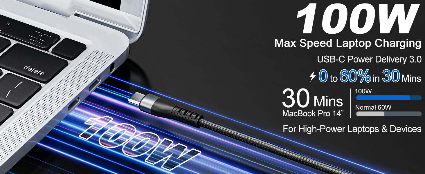 100w multi charging cable