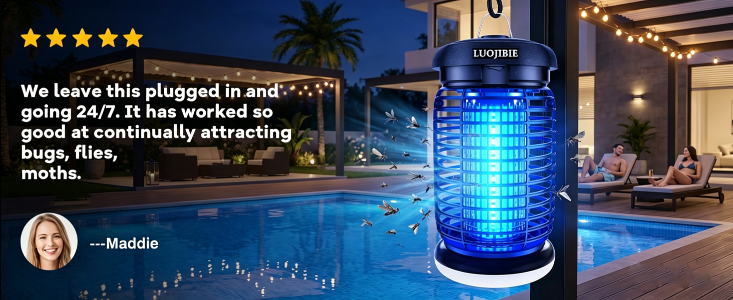 Bug Zapper for Pool Outdoor