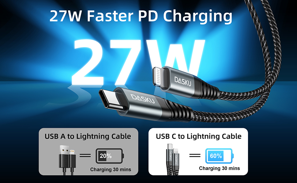 USB C lightning cable