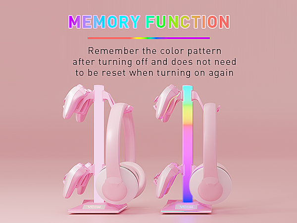 RGB Gaming Headphones Stand