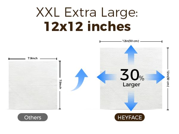 DISPOSABLE FACE TOWELS XXL 30 COUNT