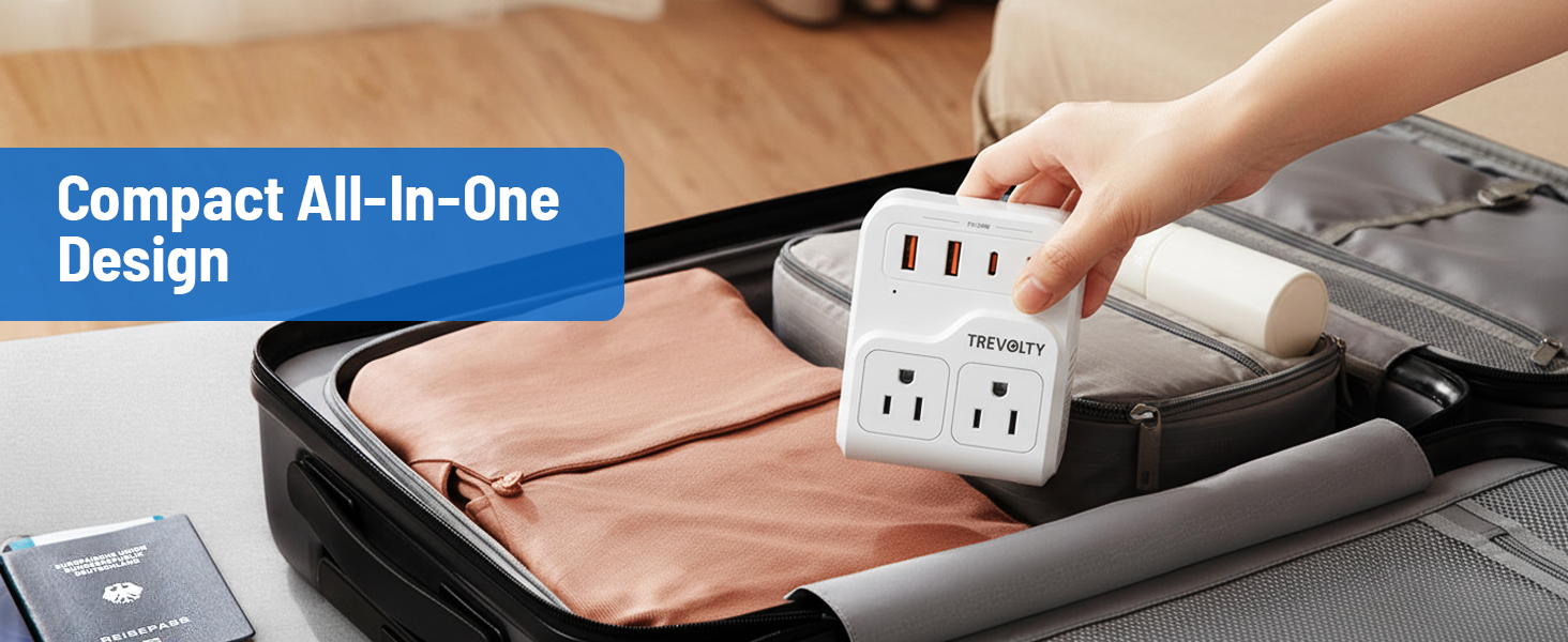 2000W European Travel Plug Adapter