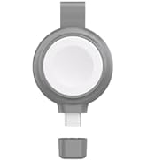 INVZI Portable Wireless Magnetic Charger for Apple Watch, 5W MFi-Certified with USB-C Port, Fast ...