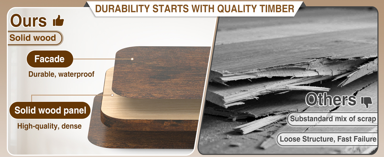 DURABILITY STARTS WITH QUALITY TIMBER