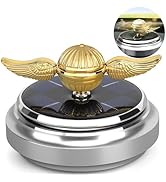 Golden Fidget Spinner Toy Solar Energy for Kids Adults, Car Dashboard Decoration Powered by Sunsh...