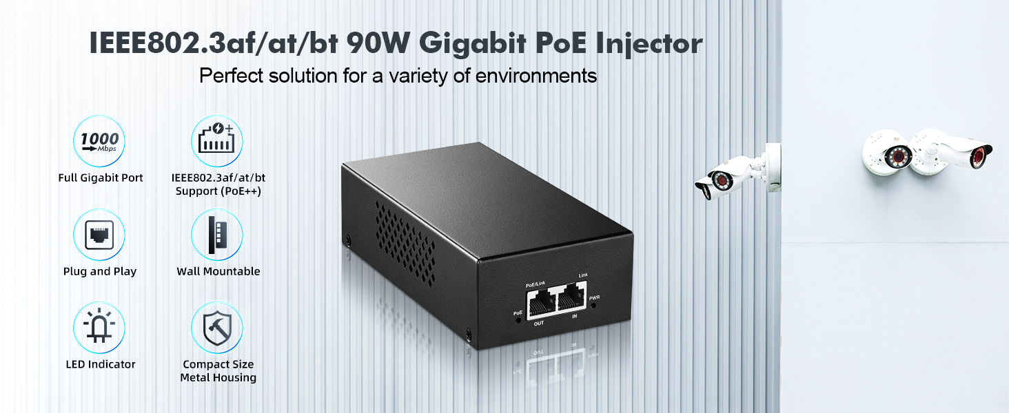 90W PoE Injector