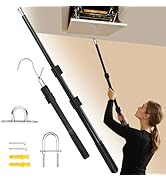 EMART Attic Pull Down Hook, 17-36 Inches Adjustable Attic Ladder Pull Down System kit with Y-Hook...