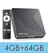 Android TV Box 14.0, Android Box 2025 4GB RAM 64GB Storage, Smart Box for TV with S905X5M 2.0GHz ...