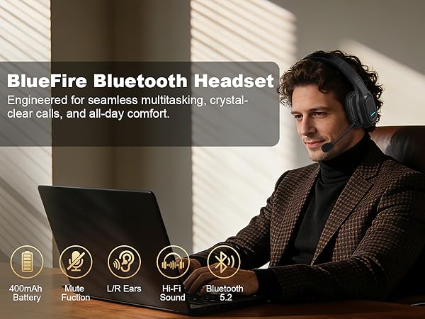 Single Ear Wireless Headphone a1