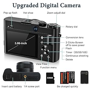 point and shoot digital cameras