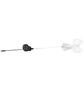 Hyuduo Solar Angel Lamp Colorful Lighting PP Stainless Steel Solar Powered Garden Decorative Land...