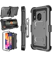 Njjex Rugged Case for Samsung Galaxy A20 A30 A50, for Galaxy A20 / A30 / A50 Case, [Nbeck] Shockp...