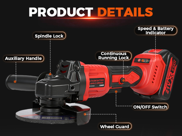 Cordless Angle Grinder