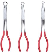 MFBJXC 3 Pieces 11'' Long Nose Pliers Set, Cricle Plier O-shape Tip Craft Repairing Tool(0.2/0.5/...