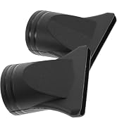 2PCS Professional Blow Dryer Narrow Concentrator - Specific Fit 4.3-4.5cm Diffusers, Black ABS Pl...