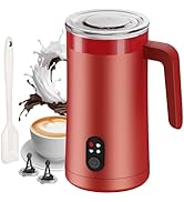 Ovetedot Milk Frother, 4-in-1 Milk Frother and Steamer, 13.5oz/400ml Automatic Hot and Cold Foam ...