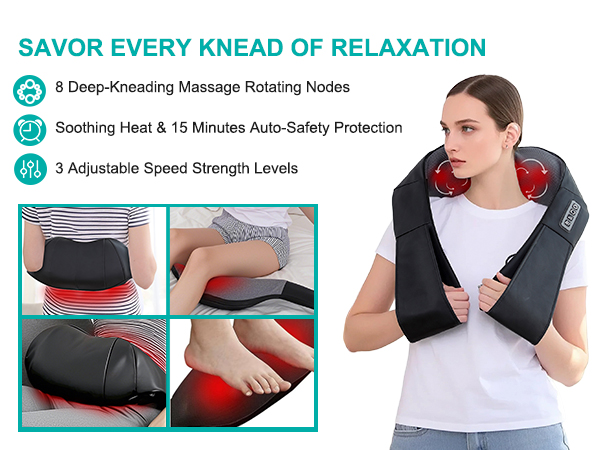 masajeador de espalda y cuello