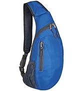 Peicees Sling Bags Men Women Shoulder Backpack Mini Chest Day Bag Small Cross Body Pack