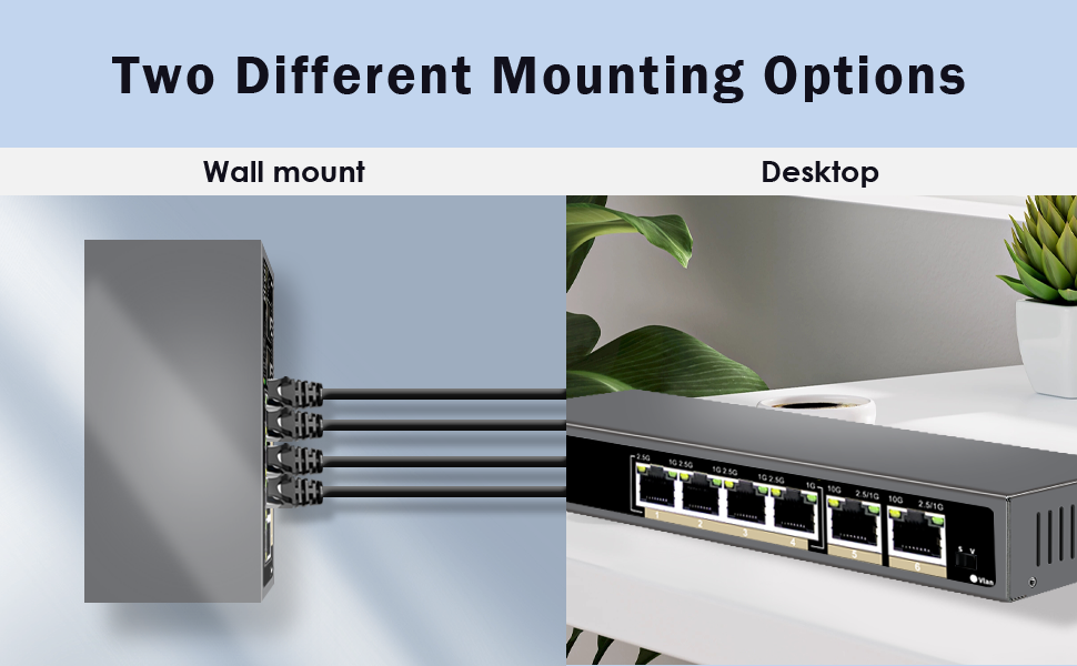 Ztyuav 6 Port Unmanaged 2.5gb Ethernet Switch