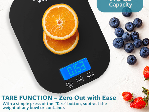 tare function - zero out with ease