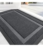 OLANLY Front Door Mat Indoor Outdoor Entrance, Waterproof All-Season, All-Weather Doormat, Sturdy...