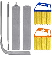 Retractable Gap Dust Cleaner Under Appliance Cleaning Tool,Window Blind Cleaner Duster Tool,4pcs ...