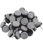 40pcs Round Heavy Duty Nail-on Felt Pad for Furniture Chair Table Leg Feet Floor Protectors Slide...