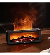 Eseential Oil Diffuser, 150ml Flame Oil Diffuser - Aromatherapy Humidifier, Upgrade 7 Flame Color...