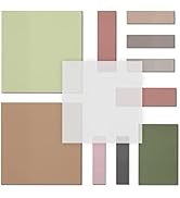 AIERSA Transparent Sticky Notes, 400Pcs Clear Notes Tabs Set, for Annotation Books,Page Markers,I...