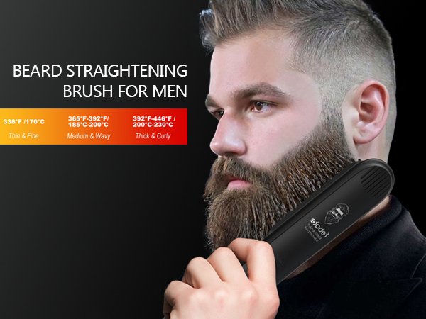 febote beard straightener kt for man