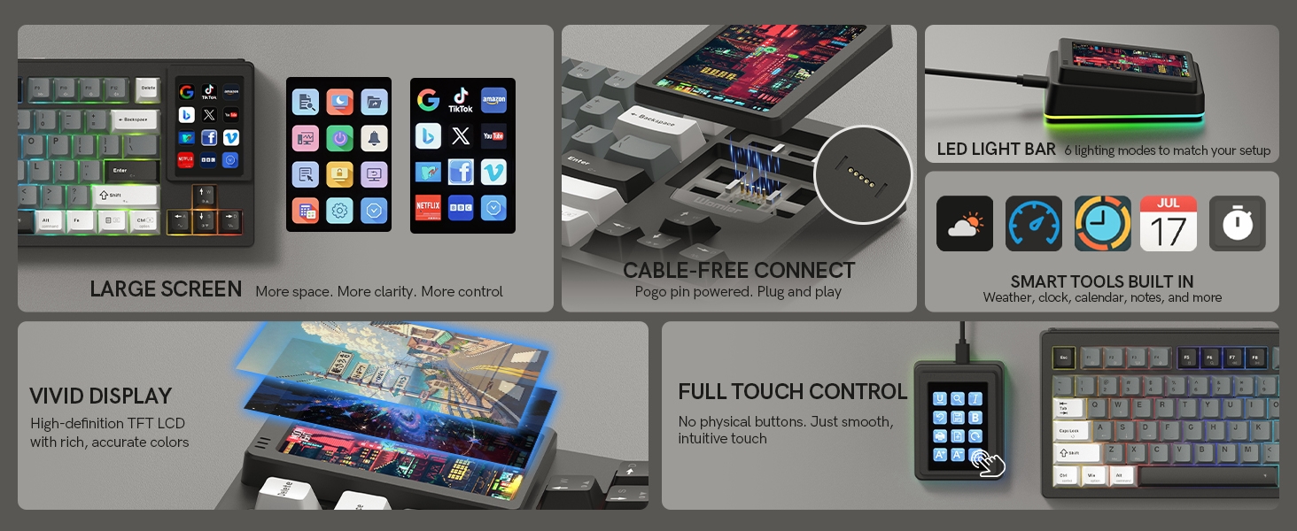 75% Keyboard Custom Keyboard Hot-Swappable Keyboard Mechanical Gaming Keyboard