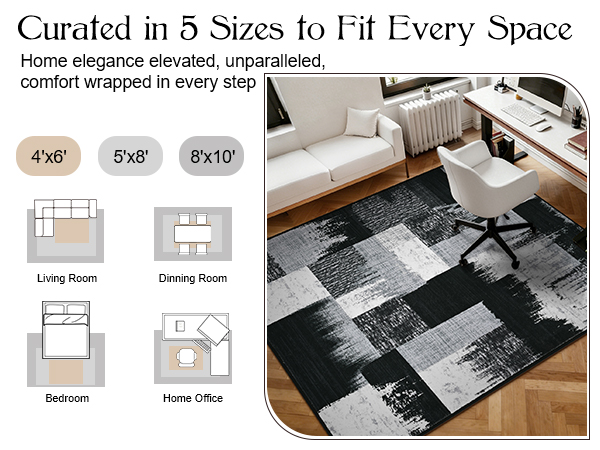 grey living room rug