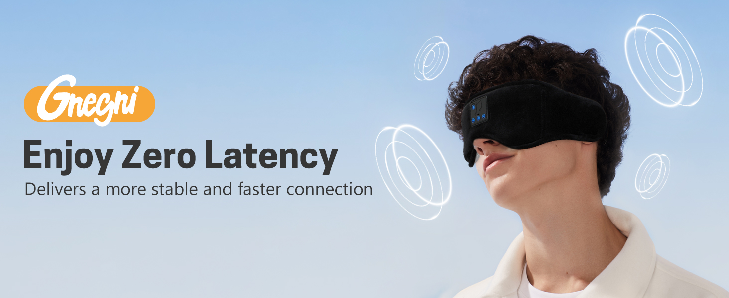 sleep mask with bluetooth headphones