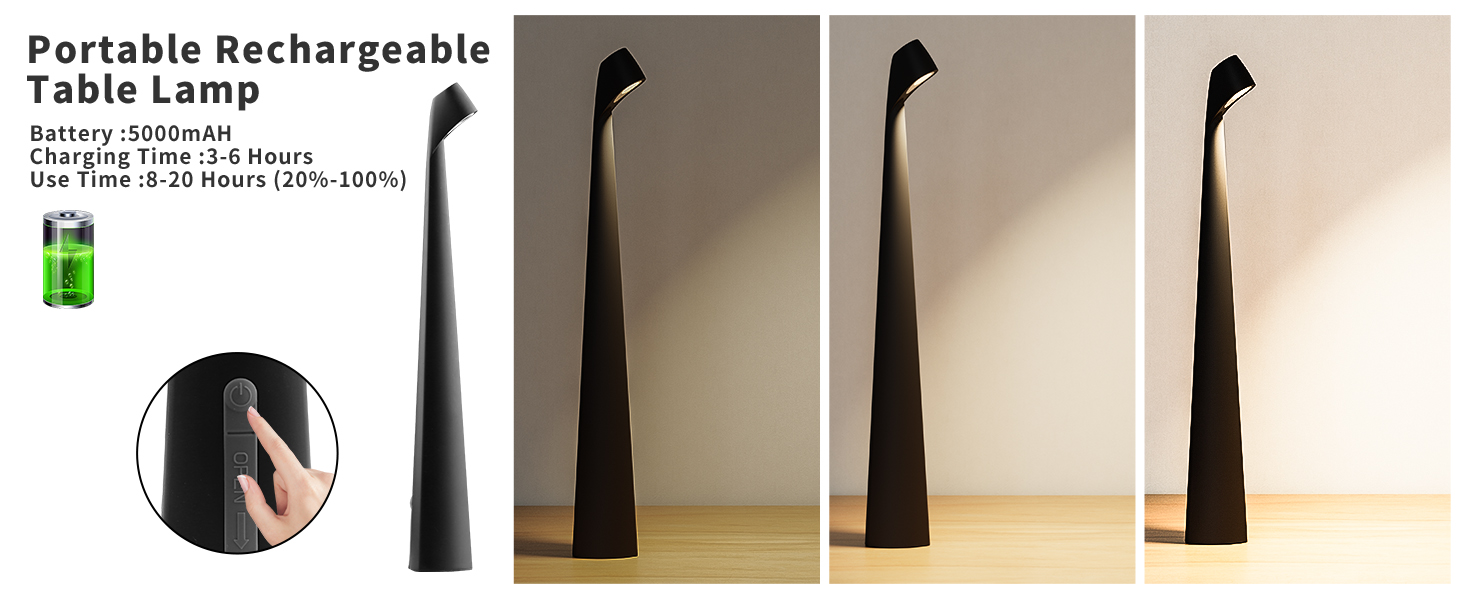 rechargeable table lamps